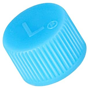 1. Tapas de puerto de carga de CA R134a a prueba de fugas con tapas de válvulas de alta presión y cubierta antipolvo para repuesto de válvulas de CA automotrices de aire acondicionado automotriz