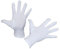 Kerbl 29727/6 Baumwollhandschuh Dermatex, 6-Pack, Gebleicht, Herren (10), Weiß