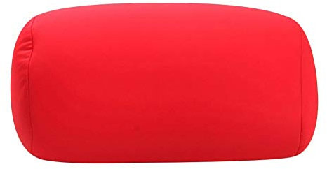 Uministyle Reisekissen mit Mikroperlen und Mikroperlen, Nackenrolle, Nackenrolle, Nackenrolle rot