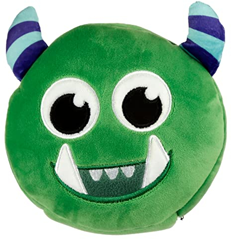 Puckator Relaxeazzz Plüsch Grün Monstarz Monster Reisekissen & Schlafmaske