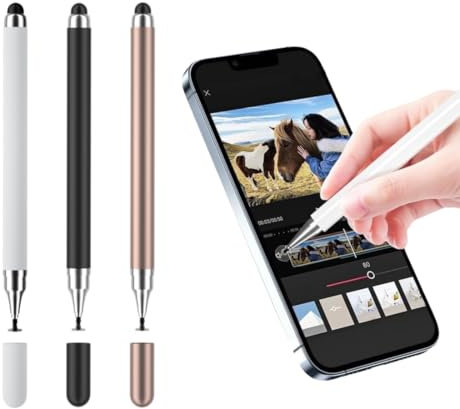 CULEO Punteros para móviles,Lápiz capacitivo para pantalla táctil, 3 unidades, para tableta, pintura táctil