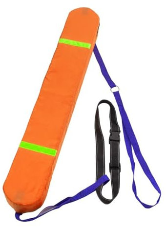 tube de sauvetage Tube De Sauvetage Pour Piscine, Tube De Sauvetage Étanche 100/123 Cm, Bouée Pliable Très Visible Pour L'eau Libre/la Nage/les Lacs/la Plage/le Parc Aquatique(Orange 1pc,L 100cm)