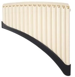 LIXSAZSE Scopri il patrimonio culturale con i flauti di Pan, strumenti musicali tradizionali cinesi, che offrono caratteristiche e suoni unici. , beige , 16 tubi