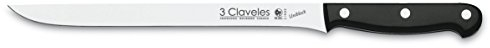 3 CLAVELES Uniblock - Couteau à Jambon, 24 cm