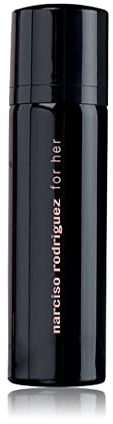 Narciso Rodriguez Deo Vapo 100 Ml Aerosol Parfümiertes Deospray 72-Stunden-Schutz Aluminiumfrei Duftblüte (Sandelholz, Vanille, Jasmin, Bernstein, Lavendel)