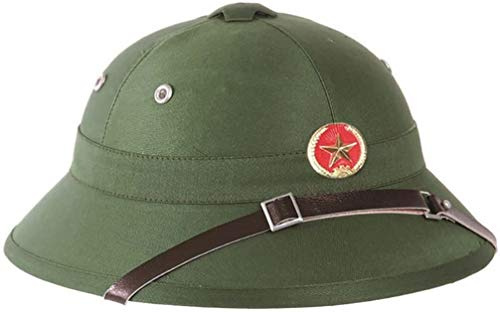 Mil-Tec Miltec Casco Tropical Vietcong con Insignia Negra OneSize