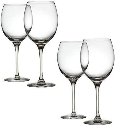 Alessi MAMI XL SET 4 VASOS VINO BLANCO VIDRIO CRISTALINO