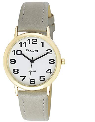 Ravel Unisex Easy Read Watch with Big Numbers - Analogue Quartz - R0105