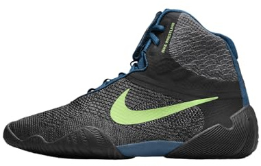 Nike Tawa Men's Wrestling Shoes (CI2952-004, Anthracite/Dark Grey/Valerian Blue/Metallic Cool G), Anthracite/Dark Grey/Valerian Blue/Metallic Cool Grey, 9 UK