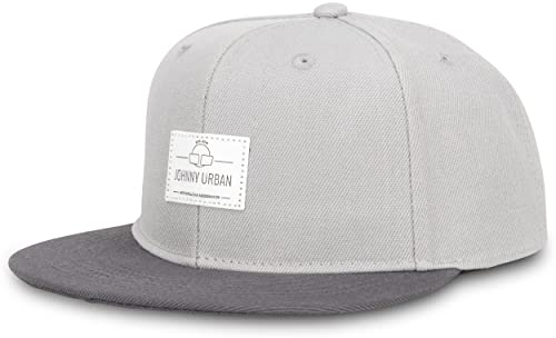 Johnny Urban Cap Herren & Damen Grau - Dean - Basecap Kappe für Männer & Frauen - Stylische Snapback Caps - Größenverstellbar