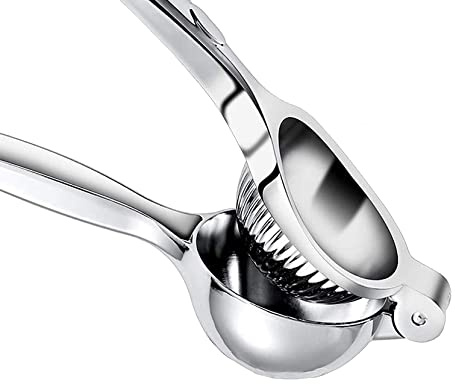 Zitronenpresse | manuelle Handpresse - Zitruspresse für Zitronensaft | Limettenpresse | massive Hand Saftpresse | Entsafter [robust & langlebig] - Fruchtpresse Zinklegierung mit ergonomischem Griff