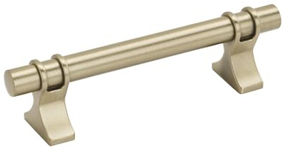 Amerock | Cabinet Pull | Golden Champagne | 3-3/4 inch (96 mm) Center to Center | Davenport | 1 Pack | Drawer Pull | Drawer Handle | Cabinet Hardware