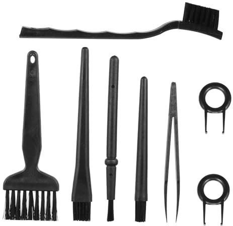 CHICAMPERA Spazzola Antistatica per Tastiera Computer Pinzetta Kit Pulizia Computer Spazzola per Pulire Tastiera e Scheda Madre Lavabile e Pratica da Riporre