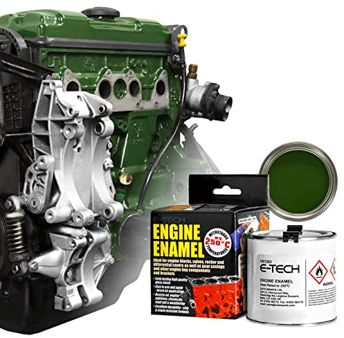 E-TECH - British Racing Green - Car/Bike Engine Enamel Paint - 250ml