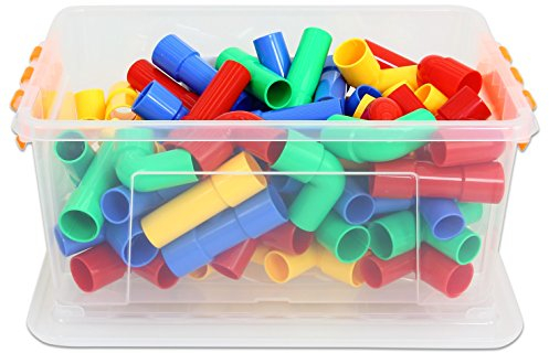 Betzold - Bausatz Steckrohre, 80-TLG. - Konstruktions-Spielzeug Kinder