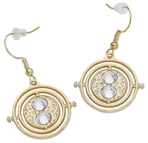 Official Harry Potter Fixed Time Turner Earrings by The Carat Shop