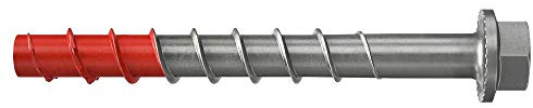 Fischer Viti per Calcestruzzo UltraCut FBS II 12x130 30/- US R con Testa Esagonale Flangiata, in Acciaio Inox per Fissaggio su Cemento, per Zona Sismica C1 e C2, 20 pz