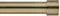 Decorative Extendable Curtain Pole for Eyelet Curtains End Cap Designed Finials. 16/19mm Metal Adjustable Curtain Rod Set. 120-210cm Antique Brass
