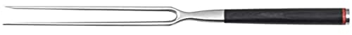 KOTAI - Tenedor para trinchar (tenedor para carne o para barbacoa) - acero inoxidable 430 - resistente a la oxidación y perfectamente equilibrado para mayor comodidad y seguridad - mango de pakka