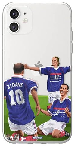 MYCASEFC Coque Football Joueur France 98 Samsung Galaxy S5 en Silicone. Housse de Foot pour Smartphone Imprimée en France en TPU