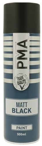 PMA MATTE BLACK FAST-DRYING SPRAY PAINT 500ML