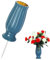 Vasi del Cimitero con Punte in Metallo, Vaso in Plastica per Tomba, Vaso per Tombe Cimiteriali, Decorazione per Tomba Staccabile Vaso per Fiori Commemorativo, Spiked Grave Vase