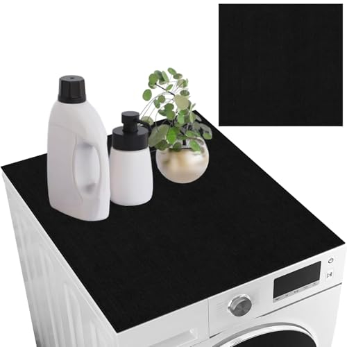 Housse de Protection pour Lave-Linge, Tapis Antidérapant 60 x 60 cm, Housse Antidérapante pour Machine à Laver, Couverture Universelle pour Machine à Laver et Sécheuse pour Réfrigérateur et Cuisine