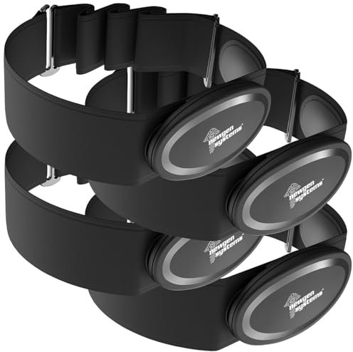 Newgen Medicals Pulsmessergurt: 4er Smarter Brustgurt mit Herzfrequenz-Sensor, ANT+ und Bluetooth (Sport-Herzfrequenz-Brustgurte, Brust Herzfrequenzmesser)