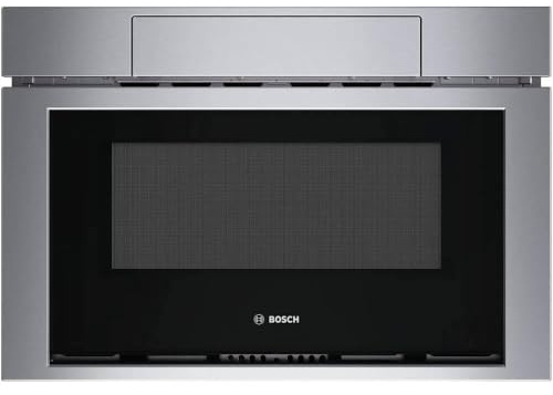 Bosch 800 Series 24 in. 1.2 cu. ft. Built-in Microwave Drawer in Stainless Steel HMD8454UC