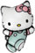 Hello Kitty Umarmung Ballon Party Deko 80cm Weiß Mint Design