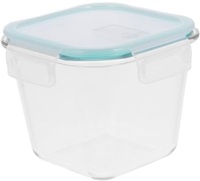 GLEAVI Contenitore Per Alimenti in Vetro Ermetico Di Perdite Riutilizzabile Per Pranzo e Avanzi Coperchio Per Microonde Per Conservare Zuppe e Insalate