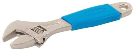 Silverline Tools 868618 Llave Inglesa Ajustable, Mango Engomado, Longitud 150 mm, Apertura 17 mm