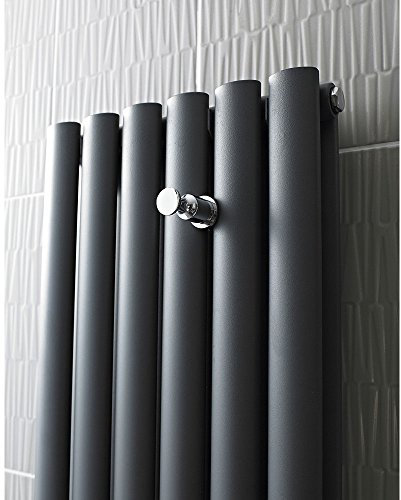 Hudson Reed HL316 Modern Bathroom Magnetic Radiator Towel Hook Heating Accessory, 83mm x 32mm, Chrome