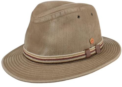 Mayser Menowin Outdoorhut Traveller Krempe UV-Schutz Kordelband Made in EU Herren Sommer beige 59 cm