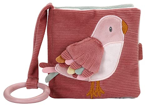 Little Dutch 8719 Buggybuch Stoffbuch Fühlbuch - Flowers & Butterflies (11,5x11,5x4 cm)