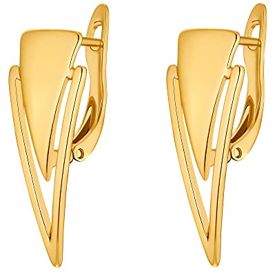 Heideman Ohrringe Marlie Damen aus Edelstahl gold farbend poliert Ohrstecker für Frauen vergoldet