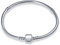 QIKAOLA S925 Sterling Silver Bracelets for Pandora Charms Snake Chain Bracelets for Women