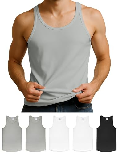 ALPIDEX Linne Undertröja Pojkar Barn 5-pack 100% Bomull Ärmlös 4-15 år | Undertröjor, Underkläder, Flerpack, Basic, OEKO-TEX, Andningsbar, Mjuk, Sport, Fritid, Skola, Vardag, Maskintvätt