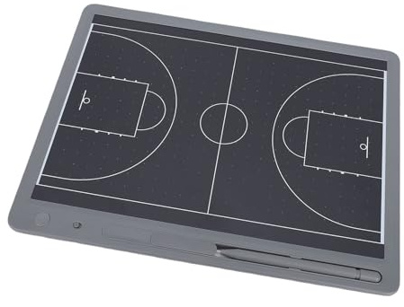 AMONIDA Elektronisk Basketbräda 15 Tum för Lagträning och Strategiändring Perfekt för basket- och Fotbollsspelare Plastmaterial