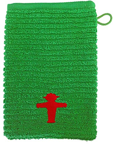 AMPELMANN Waschhandschuh, 15 x 20 cm - Masseur Steher gruen