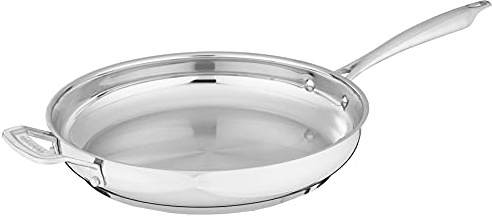 Cuisinart Professional Stainless Skillet with Helper, 12-Inch