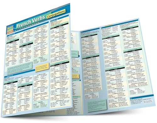 French Verb-Conjugations: QuickStudy Laminated Reference Guide (Quick Study Academic)