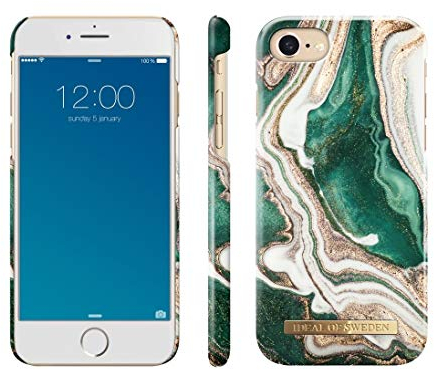 iDeal of Sweden Handyhülle Modell Golden Jade Marble in grün, für iPhone 8/7/6/6s/SE, IDFCAW18-I7-98, one Size