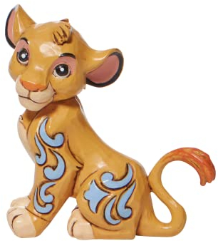Enesco Disney Traditions 6009001 - Mini statuetta di Re Leone Simba, 7,6 x 4,4 x 5,7 cm, multicolore