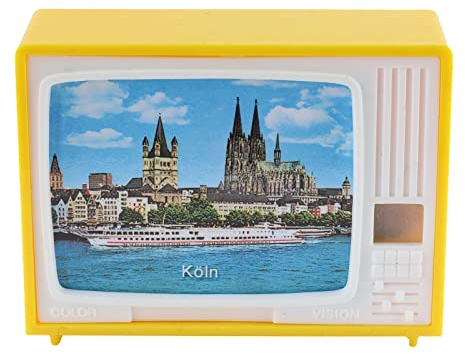 Freak Scene Gucki - klick-Fernseher - Kölner Sehenswürdigkeiten - Köln - gelb