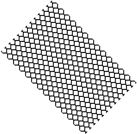 Auto Dekorative Aufkleber, MoreChioce Universal Auto Rücklicht Aufkleber Waben Aufkleber Quadratische Wabenlampe Dekorative Aufkleber Wasserdicht Reflektierend Rücklicht Aufkleber Vinylfolie,Schwarz