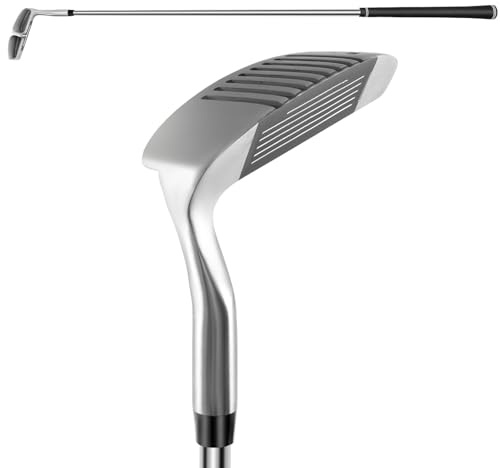 GOPLUS Golf Club Chipper, 89cm 36 Grad Golfschläger für Rechtshänder, Wedge aus Edelstahlkopf, Stahlschaft & Gummigriff für Männer und Frauen