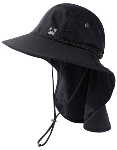 TOP-EX XL/XXL vattentät solhatt herr brett brätte solskydd mössa utomhus trekking hatt med nackskydd safari sommar mössa vikbar