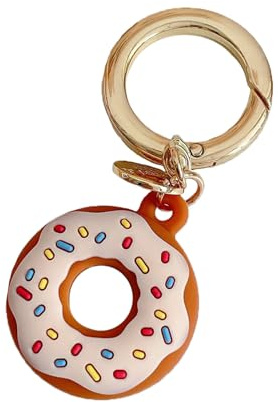 JOZMMZEOOA Fodral för AirTags hänge, mjukt TPU-fodral med nyckelring kompatibel med AirTag-Tracker Airtags-nyckelring, minifodral för AirTags Tracker, reptålig, tvättbar