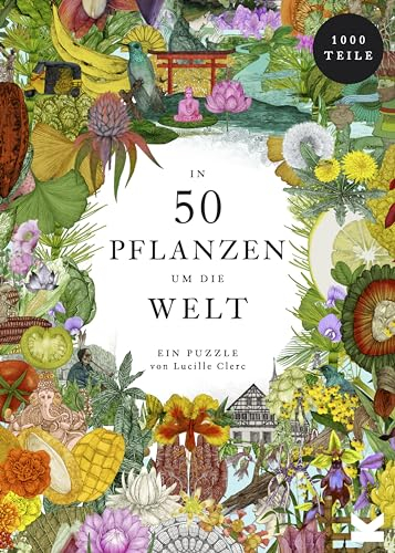 Laurence King Verlag In 50 Pflanzen um die Welt. EIN 1000-Teile-Puzzle